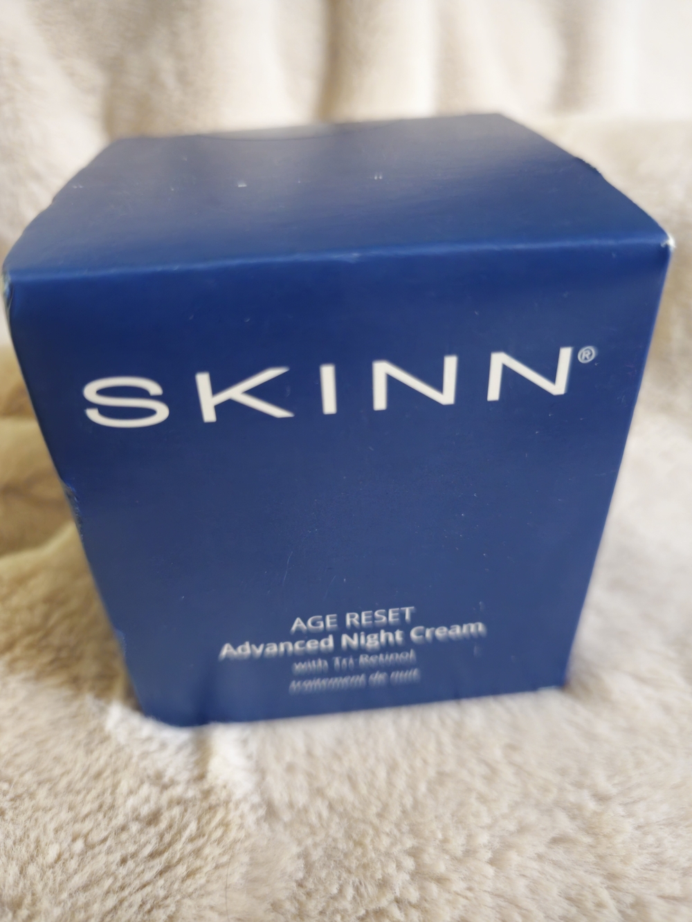 SKINN Age Reset Advanced Night Cream - Deep Blue Box
